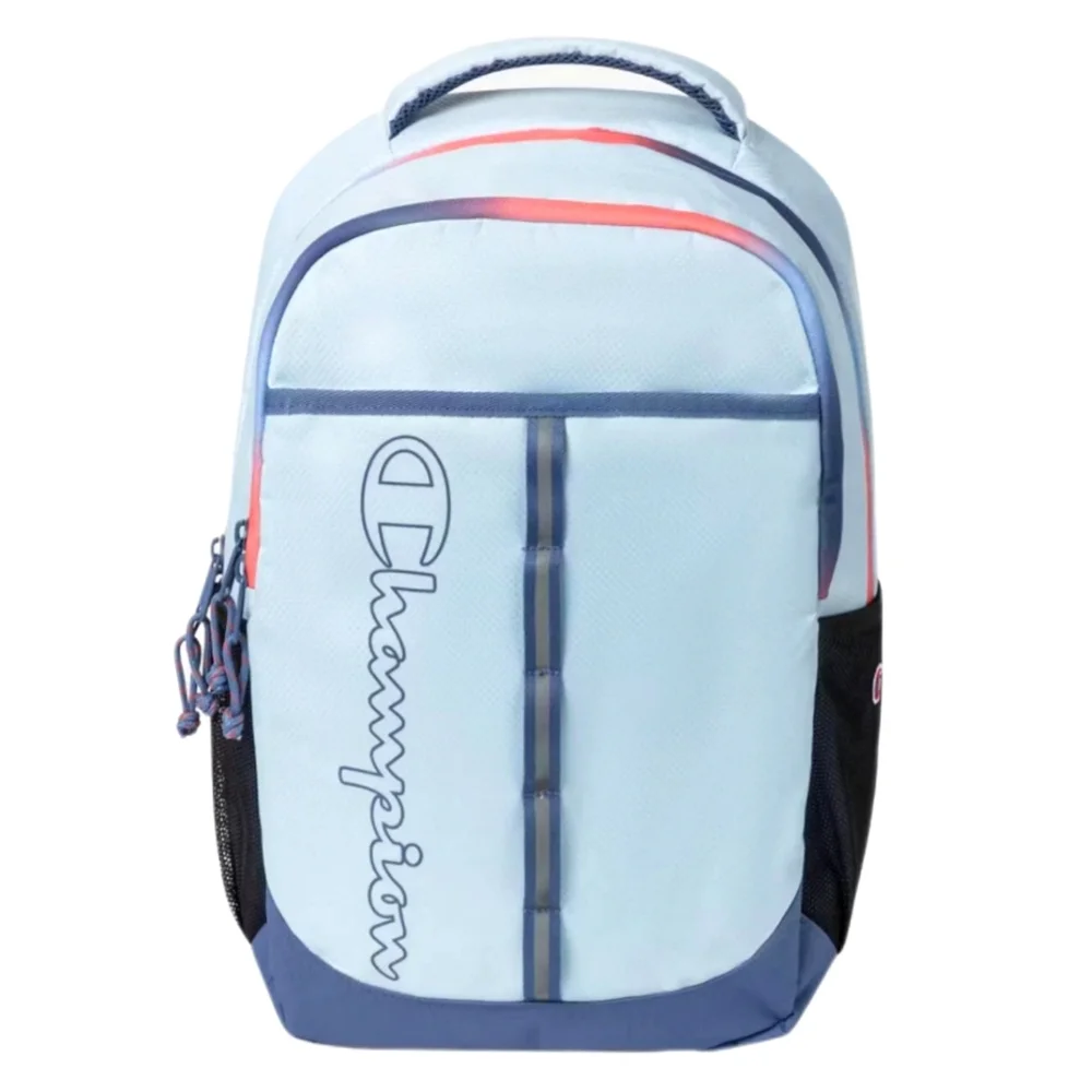 Champion Blue Student Work Backpack Bookbag 17 inch Laptop Bag NEW